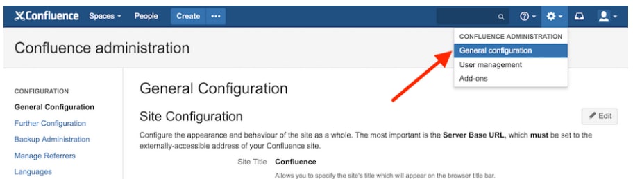 JIRA Confluence: Configuration